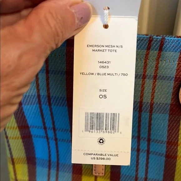 Tory Burch Emerson mesh market tote - Picture 3 of 5